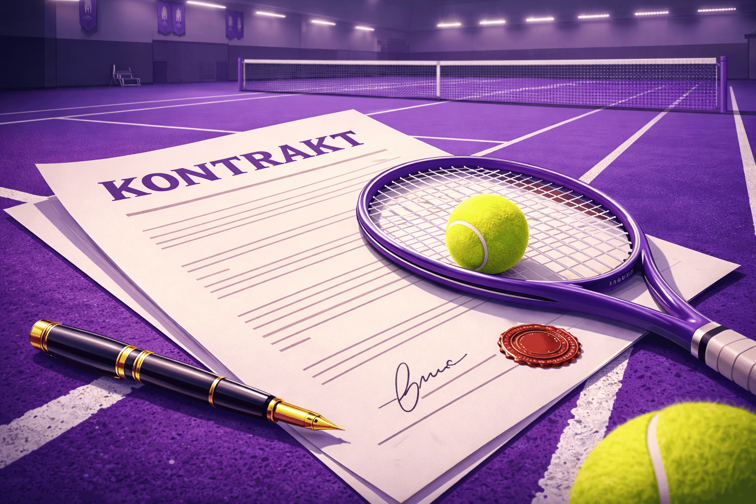 Tennis på kontrakt